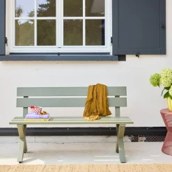 Gartenbank aus Aluminium 2-Sitzer