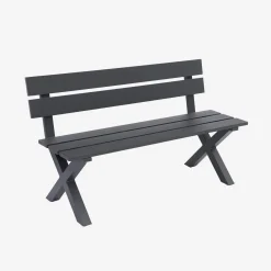 Gartenbank aus Aluminium 2-Sitzer