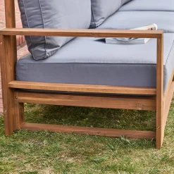 Gartengarnitur aus Holz 5 Sitze - Mendoza