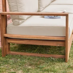 Gartengarnitur aus Holz 5 Sitze - Mendoza