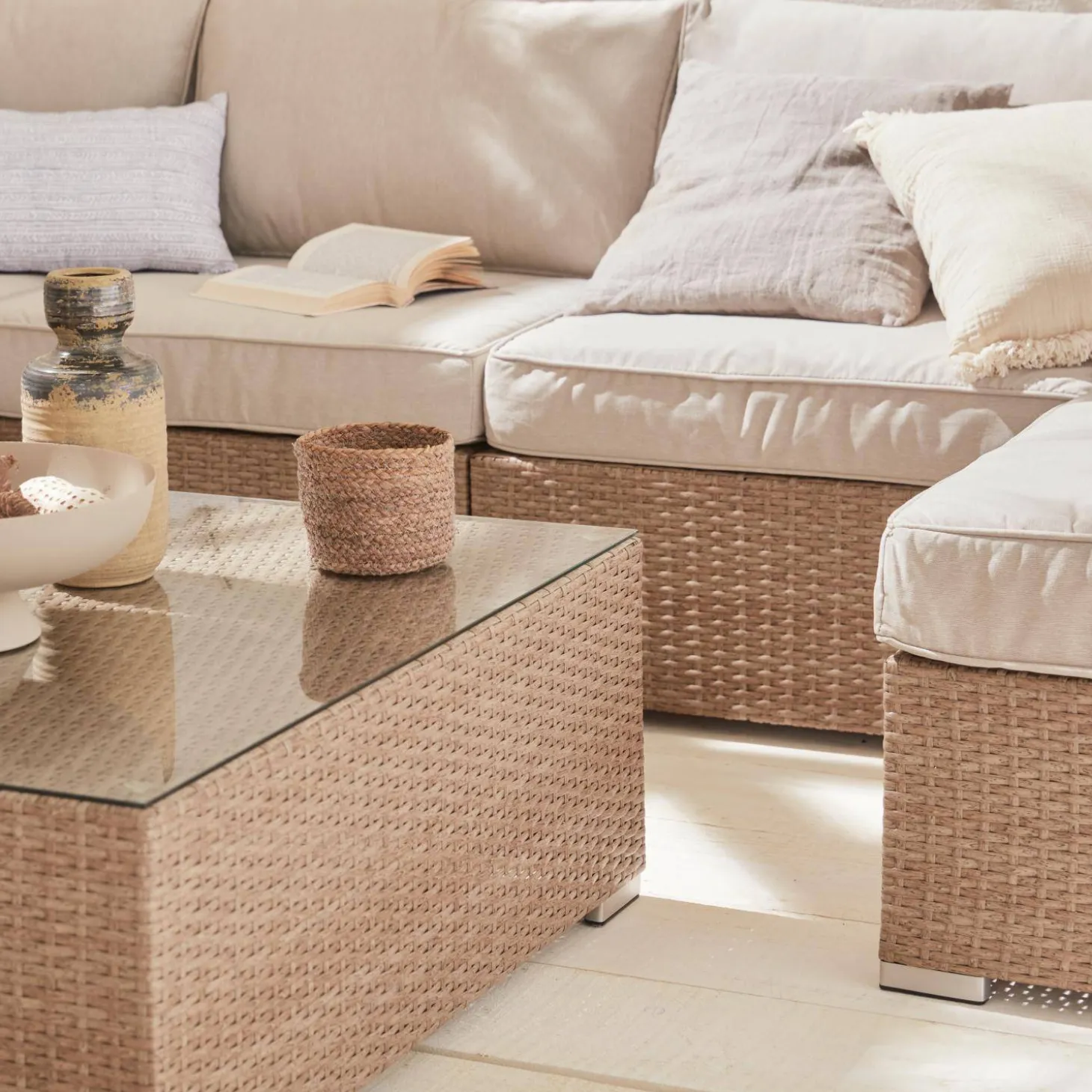 Gartengarnitur aus Polyrattan 8-10 Personen