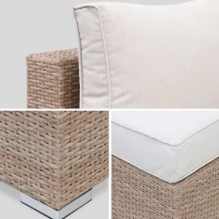 Gartengarnitur aus Polyrattan 8-10 Personen