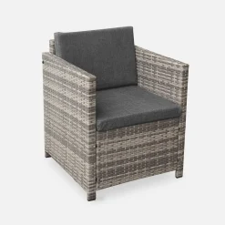 Gartengarnitur aus Polyrattan - Perugia - 4 Sitze
