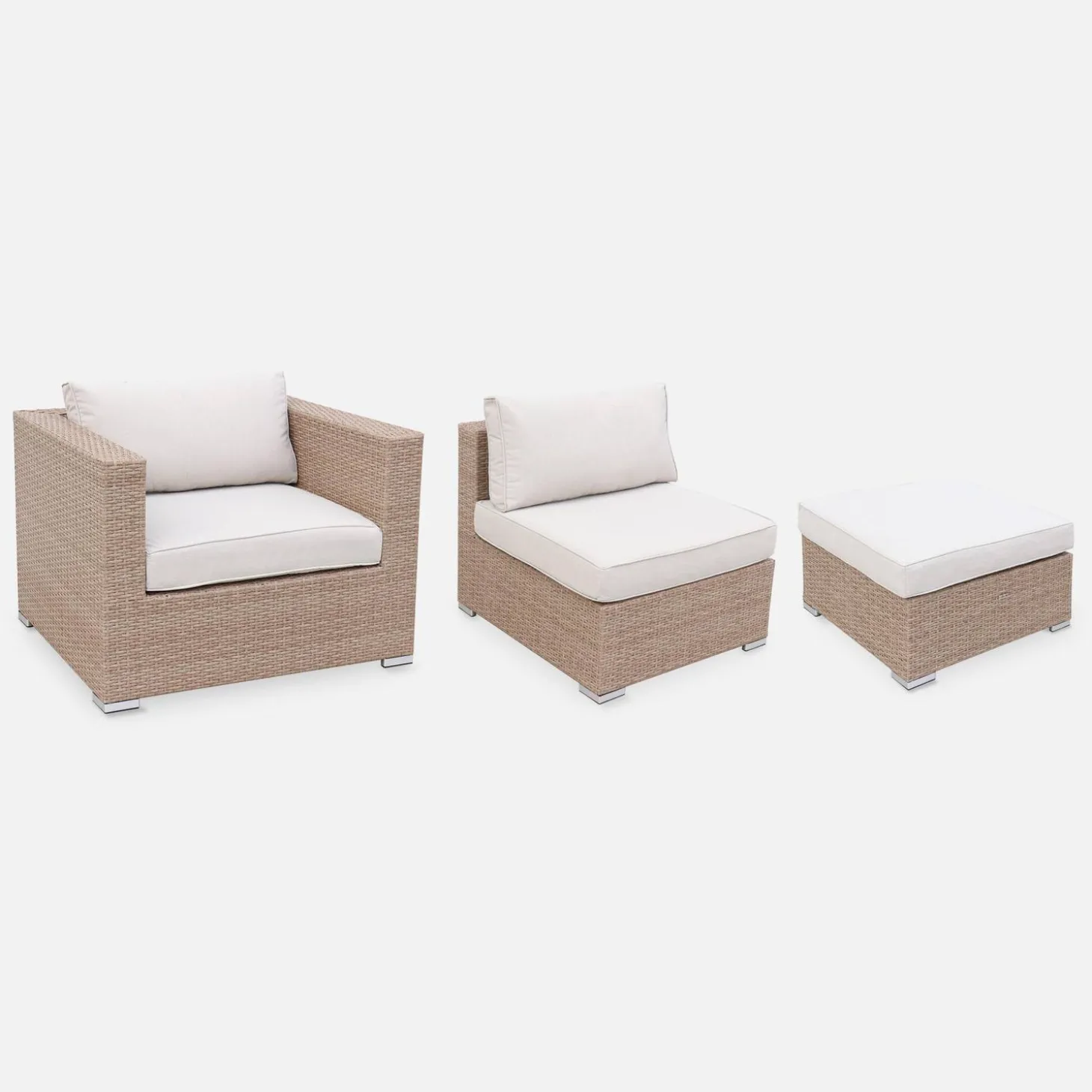 Gartengarnitur aus Polyrattan XXL 12-14 Personen
