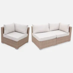 Gartengarnitur aus Polyrattan XXL 12-14 Personen