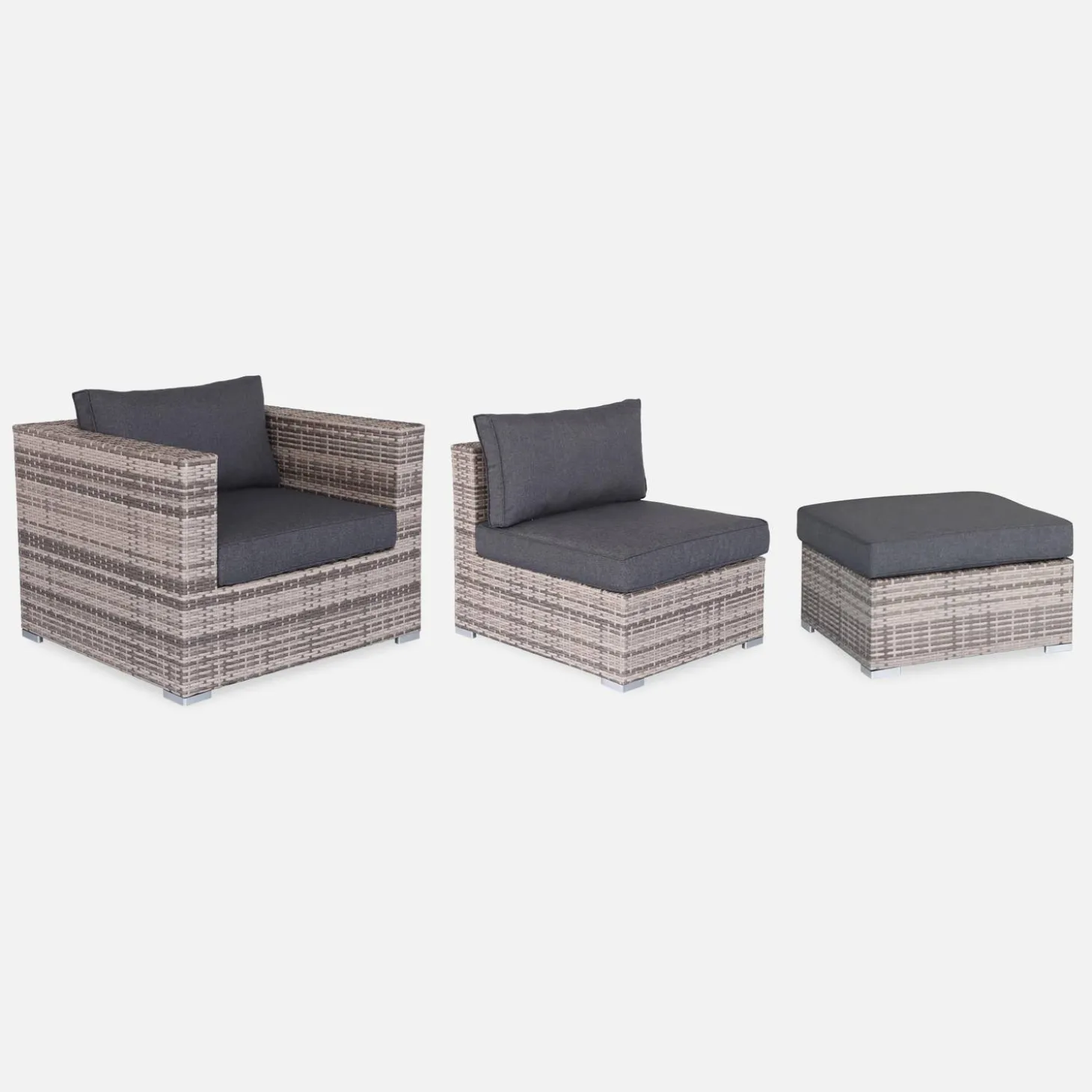 Gartengarnitur aus Polyrattan XXL 12-14 Personen