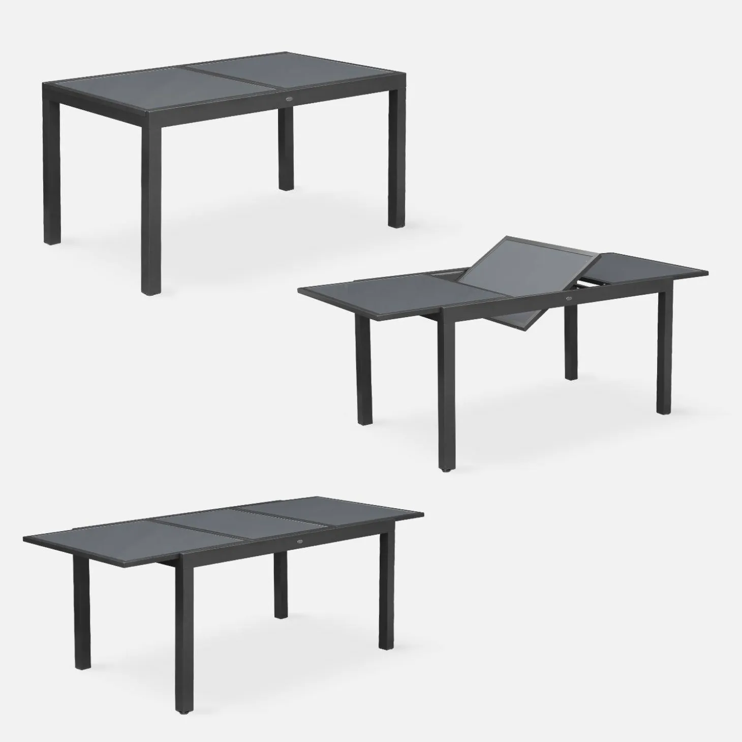 Gartengarnitur erweiterbar 150/210cm
