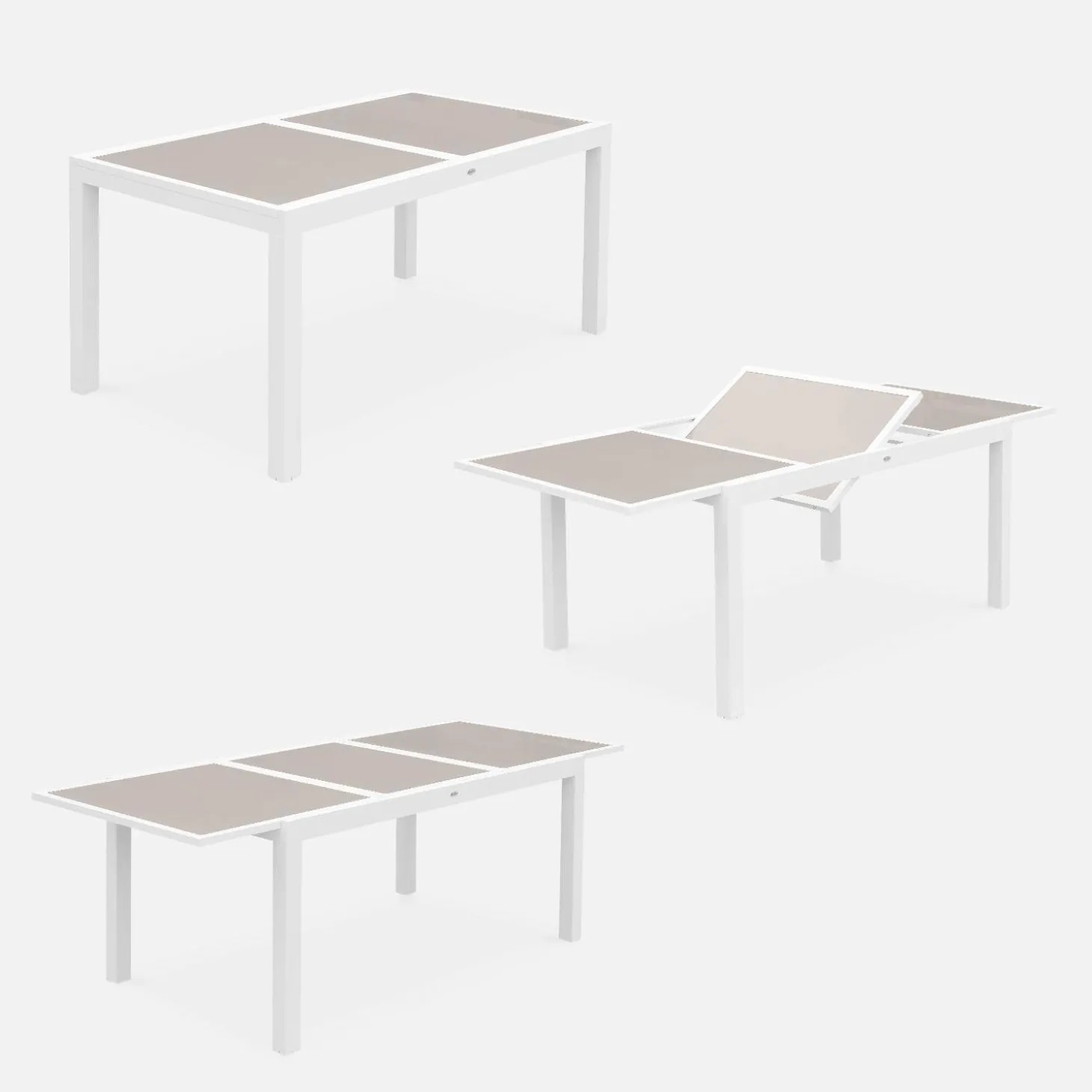 Gartengarnitur erweiterbar 150/210cm