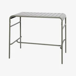 Garten-Hochtisch aus Stahl 4 Personen 120 x 70cm x 95 cm