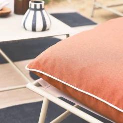 Gartenlounge aus Stahl und Textilene für 4 Personen