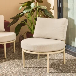 Gartenlounge-Set aus Aluminium für 4 Personen