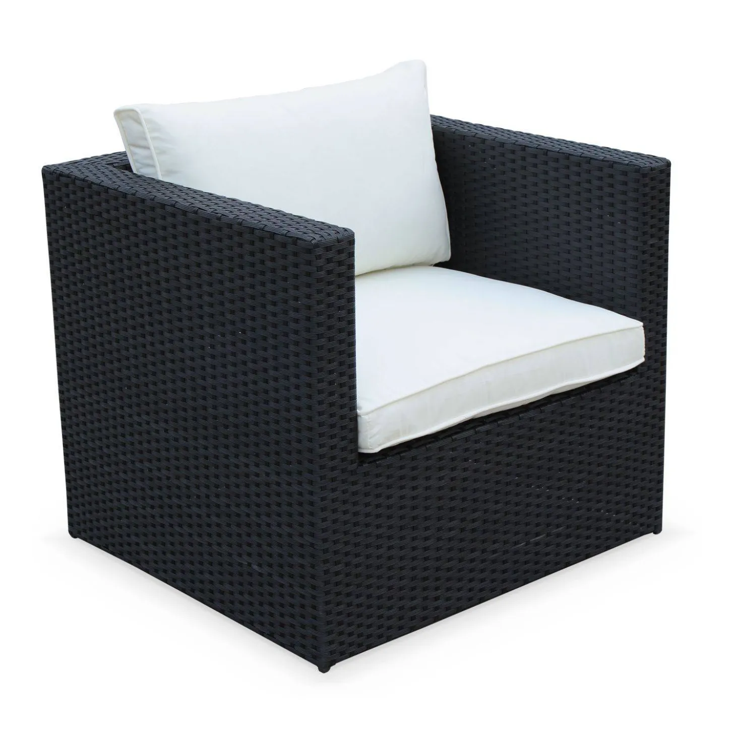 Gartenlounge-Set aus Polyrattan, 5 Sitzplätze