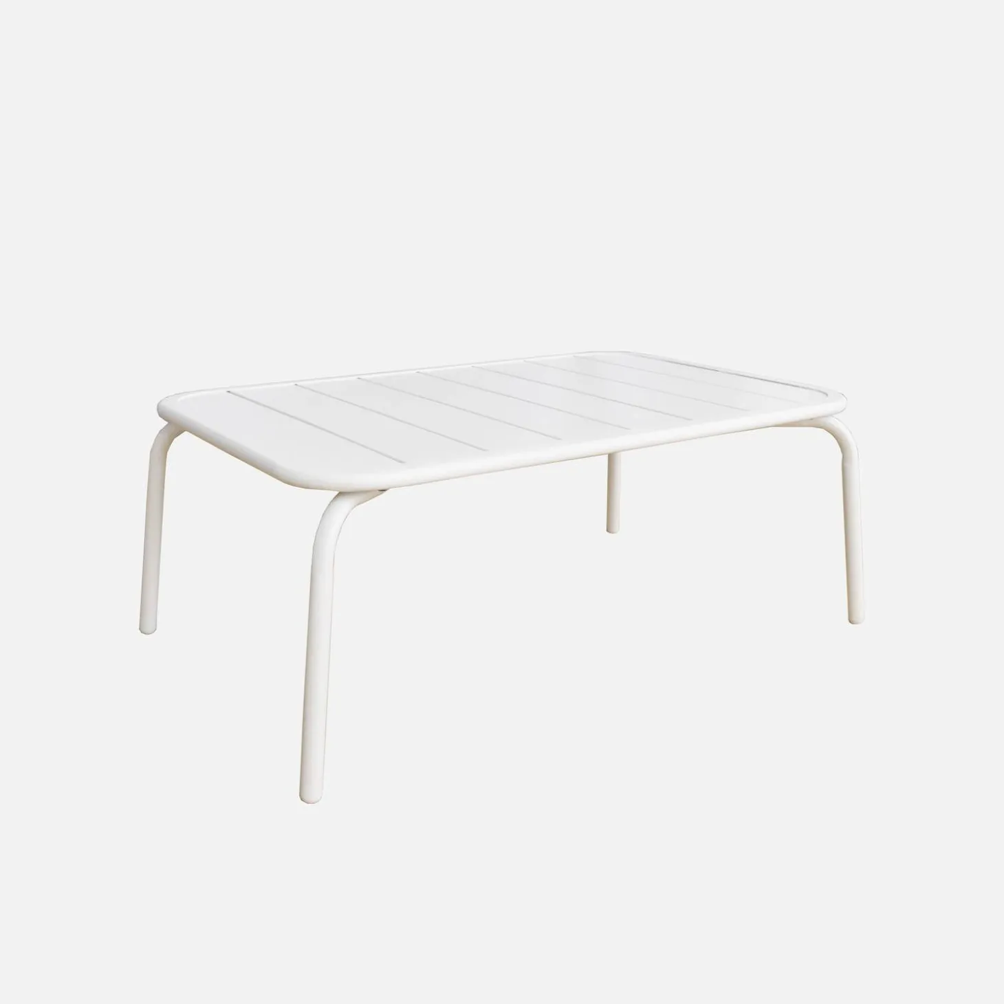 Gartenlounge-Set aus Stahl, für 4 Personen