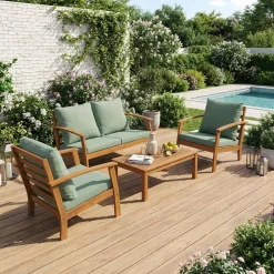 Gartenlounge-Set für 4 Personen