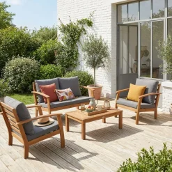 Gartenlounge-Set für 4 Personen