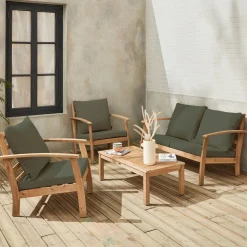 Gartenlounge-Set für 4 Personen