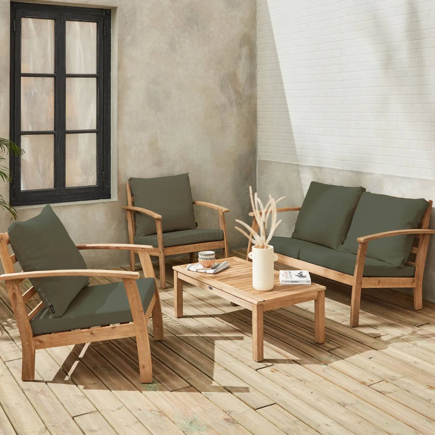 Gartenlounge-Set für 4 Personen