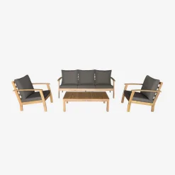 Gartenlounge-Set für 5 Personen aus Akazienholz