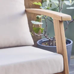 Gartenlounge-Set für 5 Personen aus Akazienholz