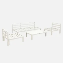 Gartenlounge-Set XXL Aluminium 5-Sitzer
