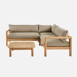Gartenmöbelset aus Akazienholz für 5 Personen