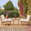 Gartenmöbelset aus Akazienholz für 2 Personen