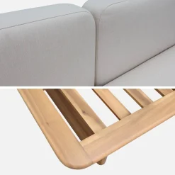 Gartenmöbel-Set aus Akazienholz für 4 Personen