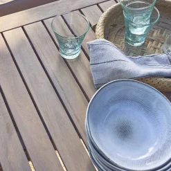 Gartenmöbelset für 7 Personen aus Akazienholz