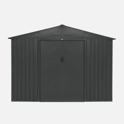 Gartenschuppen aus Metall, grau und weiß 7,06m2