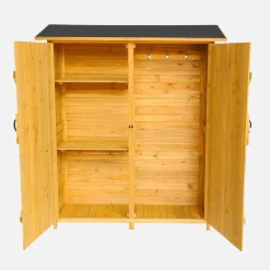 Gartenschuppen 140 cm aus Tannenholz , 4 Stauräume