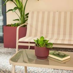 Gartenset aus Metall und Textilene für 4 Personen