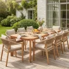 Gartentisch aus Akazienholz 200cm für 6 Personen