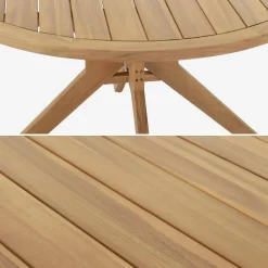 Gartentisch aus Akazienholz für 6 Personen