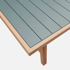 Gartentisch aus Akazienholz und Aluminium für 8 Personen
