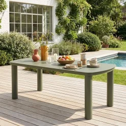 Gartentisch aus Aluminium 225cm für 10 Personen