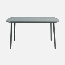 Gartentisch aus Aluminium 140cm für 4-6 Personen