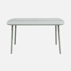 Gartentisch aus Aluminium 140cm für 4-6 Personen