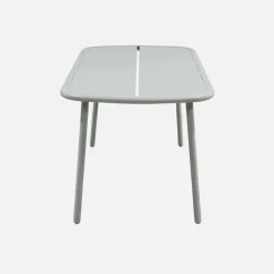 Gartentisch aus Aluminium 140cm für 4-6 Personen