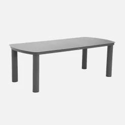 Gartentisch aus Aluminium 225cm + 8 Stühle