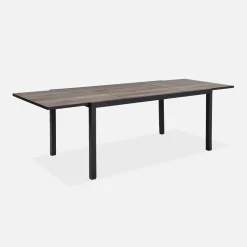 Gartentisch aus DPC und Aluminium ausziehbar 8 Sitzplätze