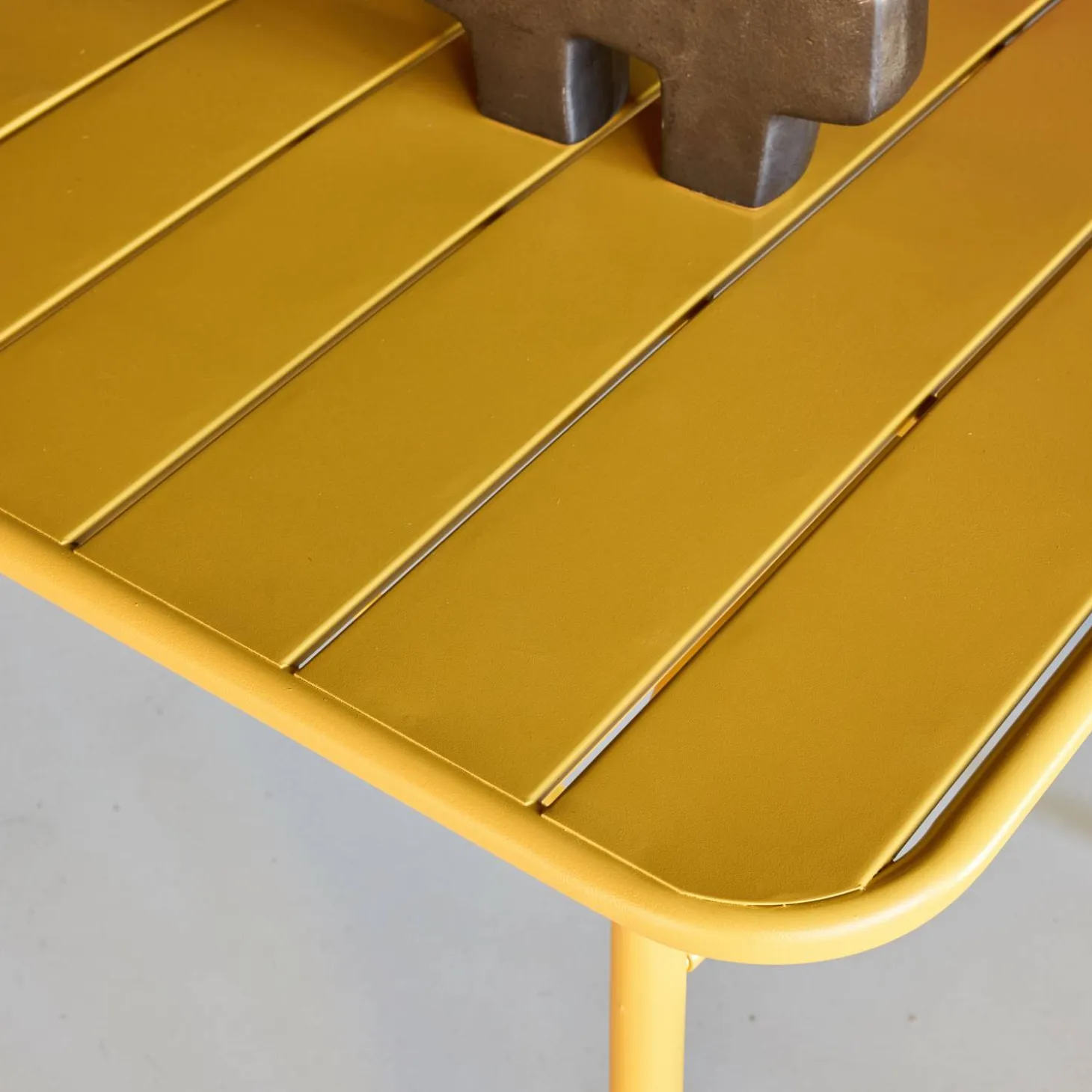 Gartentisch aus Stahl für 4 Personen