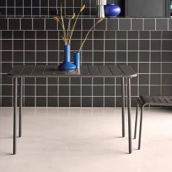Gartentisch aus Stahl für 4 Personen
