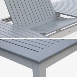 Gartentisch ausziehbar 175/245cm Aluminium - Chicago