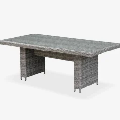 Gartentisch 6 Sitze Polyrattan - Lecco