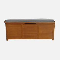 Gartentruhe aus Holz 200L 125 X 60 cm