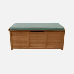 Gartentruhe aus Holz 200L 125 X 60 cm