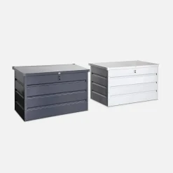 Gartentruhe aus Metall 285 L