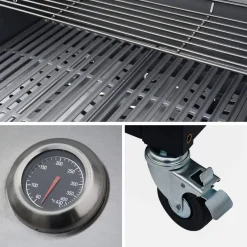 Gasgrill mit Außenküche 4+1 Brenner