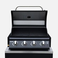 Gasgrill mit 4 Brennern zum Stellen auf einen Unterschrank