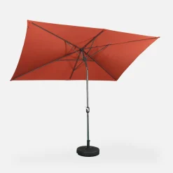 Gerader Sonnenschirm 2x3m mit Zentralmast